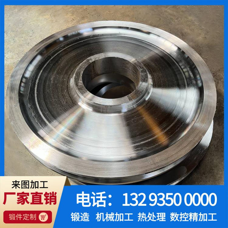 双梁型门式起重机车轮锻件